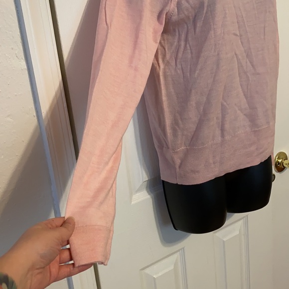 J. Crew Tippi sweater with lace collar size M - Picture 3 of 12